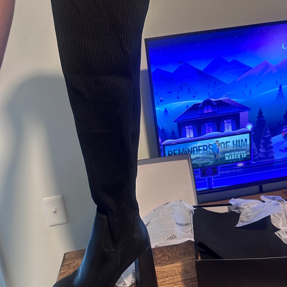 Black Over the Knee Boots